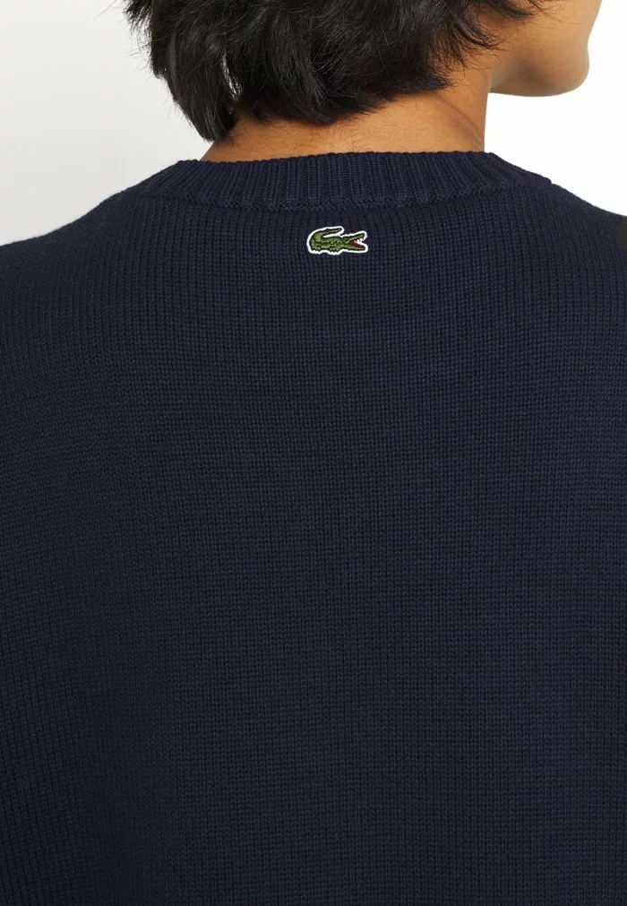 Lacoste Pullover - Navy Blue/flour 5 Lacoste Pullover - Navy Blue/flour – Image 5