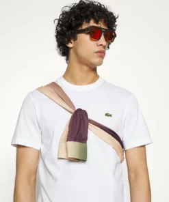 Lacoste T-shirt Basique - White -Lacoste Soldes Magasin b88c26726f544c55b58c737a87fc781f