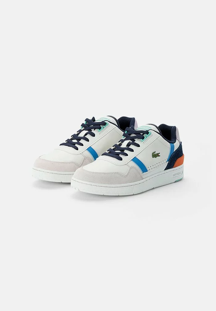 Lacoste T-CLIP - Baskets Basses - Off White/blue 2 Lacoste T-CLIP - Baskets Basses - Off White/blue – Image 2