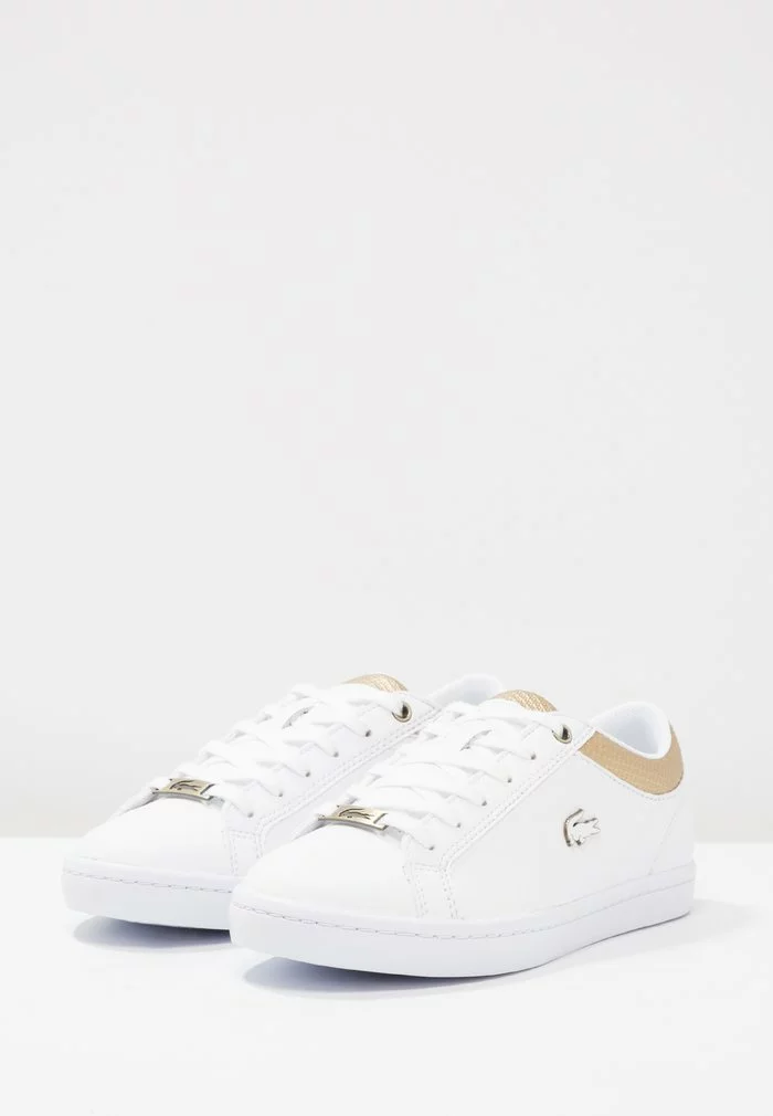 Lacoste STRAIGHTSET CAW - Baskets Basses - White/gold 4 Lacoste STRAIGHTSET CAW - Baskets Basses - White/gold – Image 4