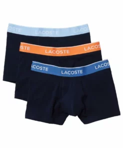 Lacoste 3 PACK - Shorty - Bleu Marine Bleu Orange Bleu