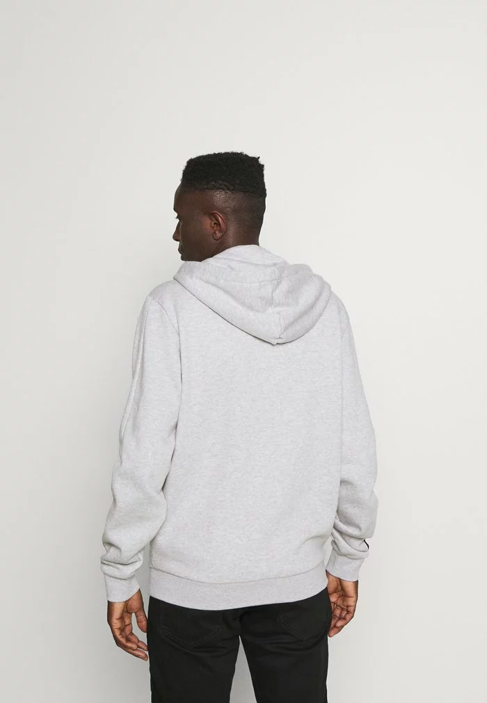 Lacoste Sweat à Capuche Zippé - Argent Chine/blanc Noir 3 Lacoste Sweat à Capuche Zippé - Argent Chine/blanc Noir – Image 3