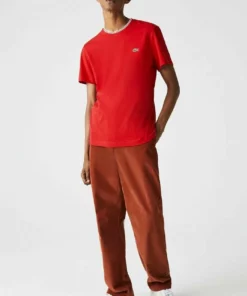 Lacoste T-shirt Basique - Rouge/blanc