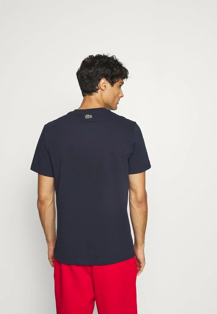 Lacoste T-shirt Imprimé - Marine 3 Lacoste T-shirt Imprimé - Marine – Image 3