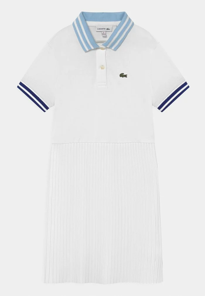 Lacoste Robe De Jour - White/overview-cosmic 1 Lacoste Robe De Jour - White/overview-cosmic