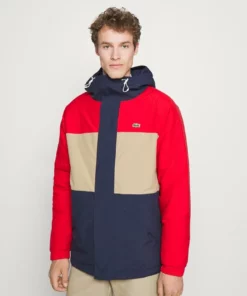 Lacoste Veste D'hiver - Navy Blue/red Viennese