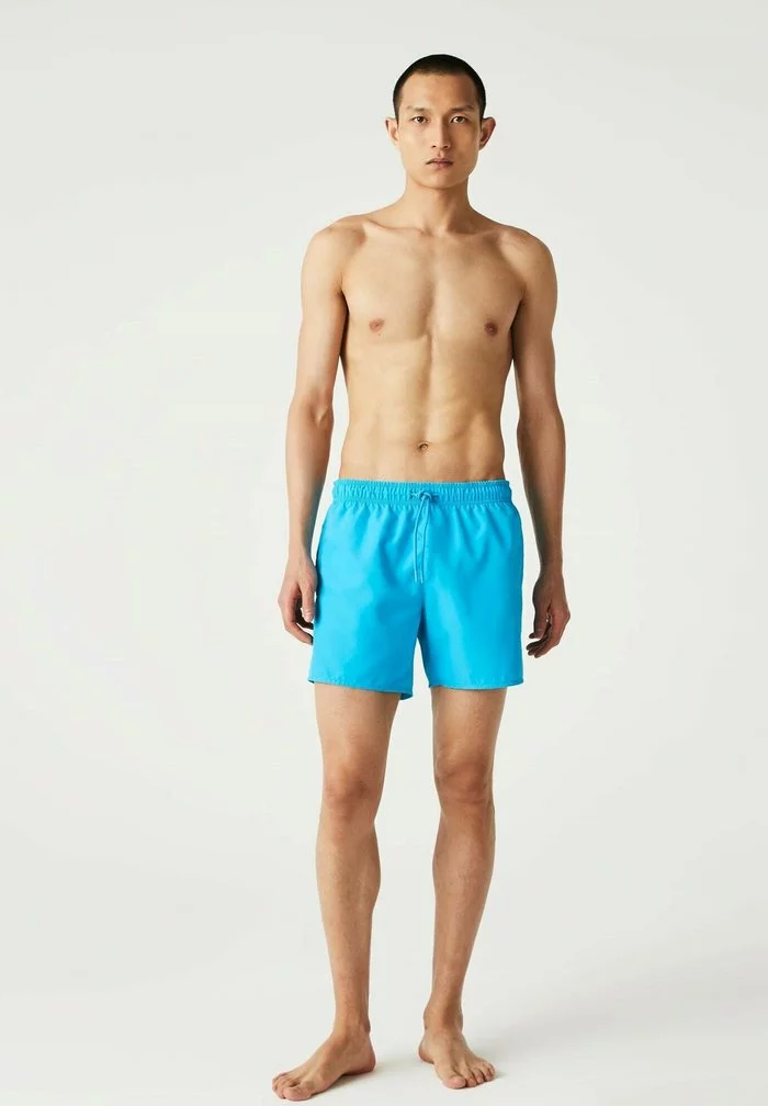 Lacoste Short De Bain - Turquoise Bleu Marine 2 Lacoste Short De Bain - Turquoise Bleu Marine – Image 2