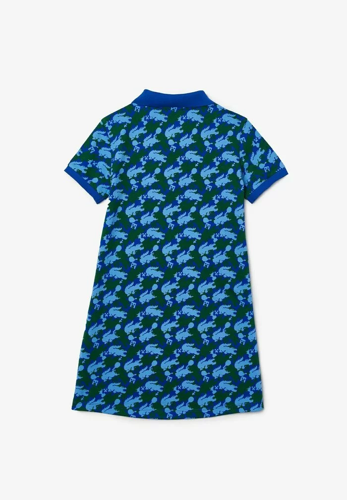 Lacoste MINECRAFT - Robe En Jersey - Bleu Vert Bleu 7 Lacoste MINECRAFT - Robe En Jersey - Bleu Vert Bleu – Image 7