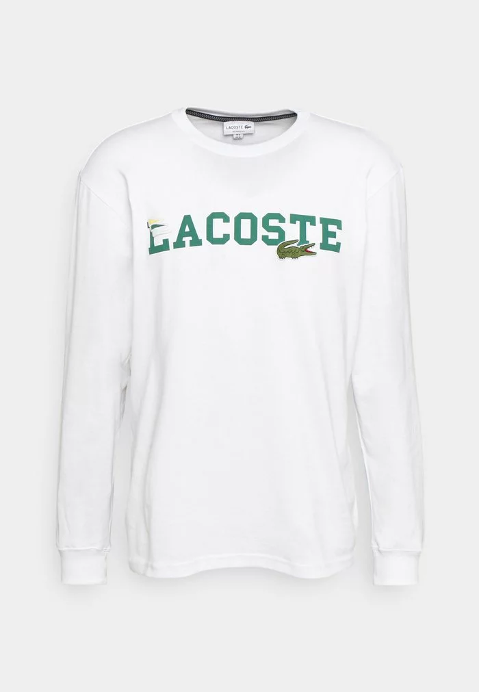 Lacoste T-shirt à Manches Longues - White 5 Lacoste T-shirt à Manches Longues - White – Image 5