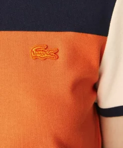 Lacoste KURZARM - Polo - Bleu Marine / Orange / Beige / Beige / Bleu Marine 7 Lacoste KURZARM - Polo - Bleu Marine / Orange / Beige / Beige / Bleu Marine -Lacoste Soldes Magasin c23fe1dfc91643629536eca29c53ab12