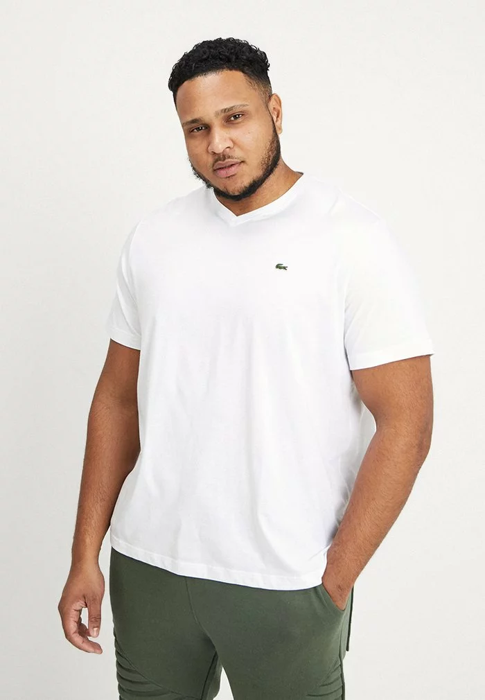 Lacoste T-shirt Basique - Blanc 1 Lacoste T-shirt Basique - Blanc
