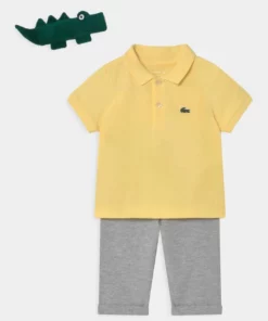 Lacoste SET - Pantalon Classique - Heather/napolitan Yellow
