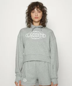 Lacoste EXCLUSIVE - Sweat à Capuche - Silver Chine