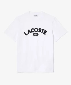 Lacoste T-shirt Imprimé - Blanc