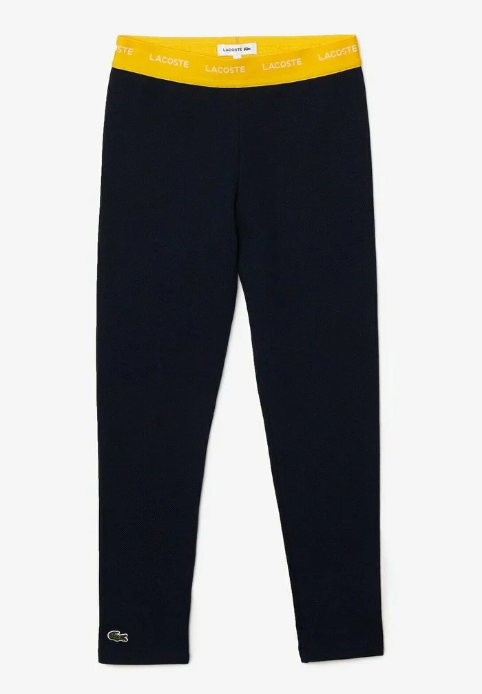 Lacoste Collants - Bleu Marine / Jaune 1 Lacoste Collants - Bleu Marine / Jaune