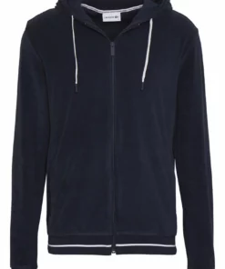 Lacoste Sweat à Capuche Zippé - Navy Blue -Lacoste Soldes Magasin c6d85fa55b6a4df49fc8465fefd842c8