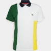 Lacoste UNISEX - Polo - White/green/broom/navy Blue