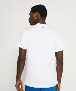 Lacoste T-shirt Imprimé - Blanc -Lacoste Soldes Magasin c6fb055034ca4c0e9f52a1c33ca4c8a6