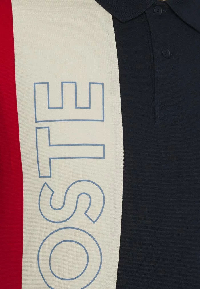 Lacoste Polo - Marine/naturel Clair/rouge 7 Lacoste Polo - Marine/naturel Clair/rouge – Image 7
