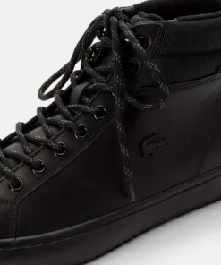 Lacoste STRAIGHTSET - Baskets Montantes - Blk/blk -Lacoste Soldes Magasin c741db6d224a4efab8363cdd81205f1b