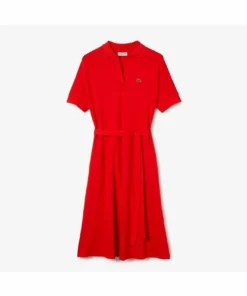 Lacoste EF2302 - Robe En Jersey - Rouge