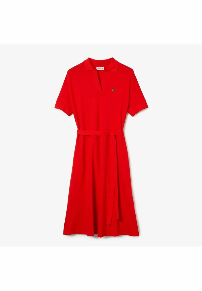 Lacoste EF2302 - Robe En Jersey - Rouge 1 Lacoste EF2302 - Robe En Jersey - Rouge