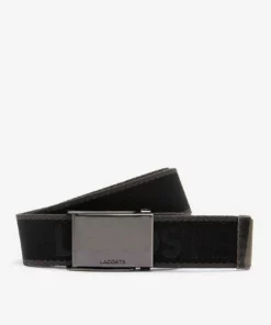Lacoste 35 WOVEN STRAP - Ceinture - Anthracite
