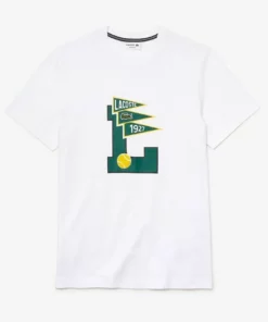 Lacoste T-shirt Imprimé - Blanc 9 Lacoste T-shirt Imprimé - Blanc -Lacoste Soldes Magasin ca51f5ad8e6a414cbd2dd5b2c5f9b3fe