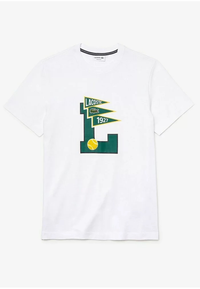 Lacoste T-shirt Imprimé - Blanc 5 Lacoste T-shirt Imprimé - Blanc – Image 5