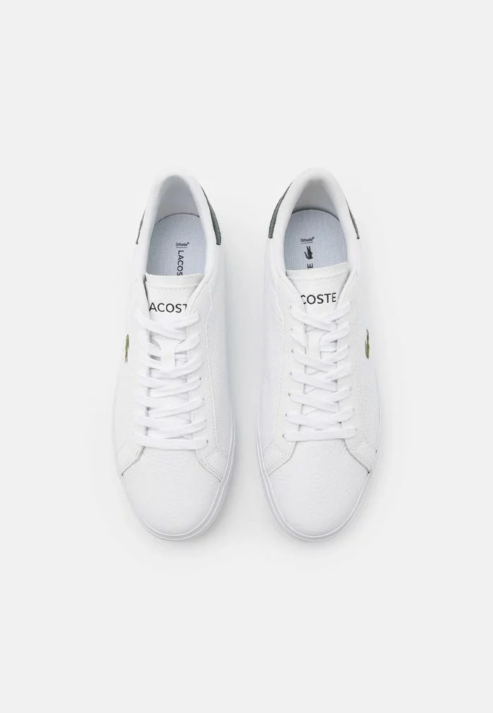 Lacoste POWERCOURT - Baskets Basses - White/dark Green 4 Lacoste POWERCOURT - Baskets Basses - White/dark Green – Image 4