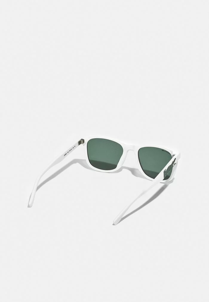 Lacoste UNISEX - Lunettes De Soleil - Matte White 2 Lacoste UNISEX - Lunettes De Soleil - Matte White – Image 2