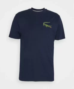 Lacoste T-shirt Imprimé - Navy Blue