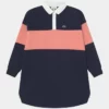 Lacoste Robe En Jersey - Navy Blue/elf Pink