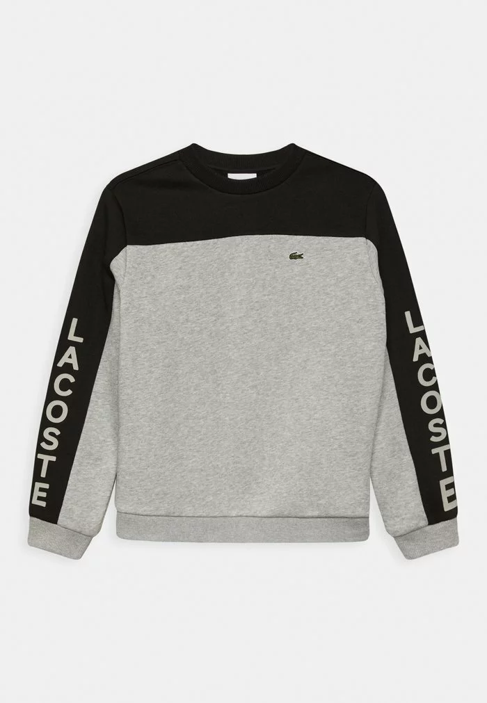 Lacoste Sweatshirt - Gris Chine Noir 1 Lacoste Sweatshirt - Gris Chine Noir