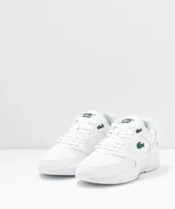 Lacoste STORM - Baskets Basses - White/dark Green -Lacoste Soldes Magasin cede6f06a9fe408aa80083e487e5c0aa