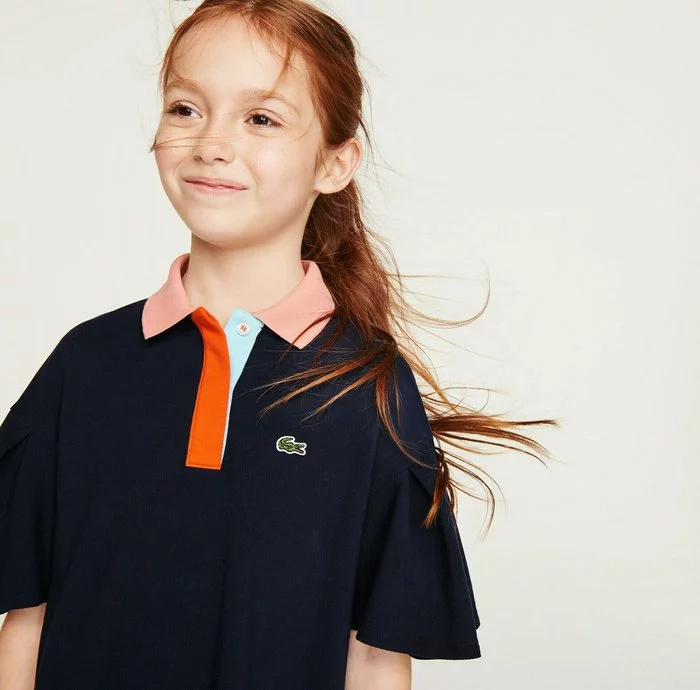 Lacoste Robe De Jour - Bleu Marine / Blanc 3 Lacoste Robe De Jour - Bleu Marine / Blanc – Image 3