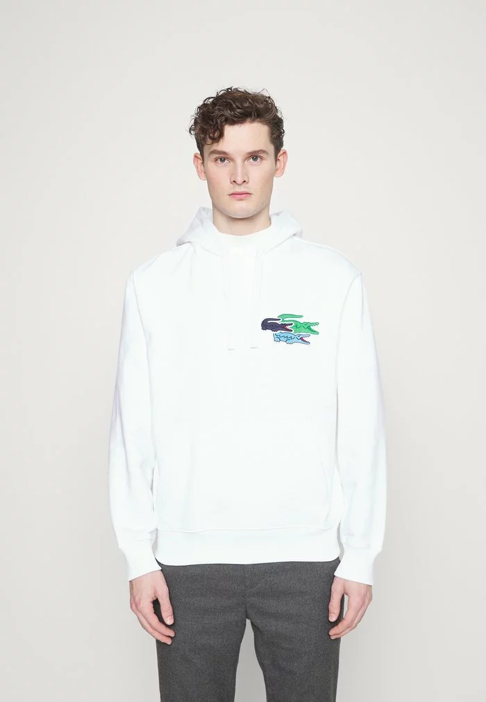 Lacoste Sweatshirt - White 1 Lacoste Sweatshirt - White