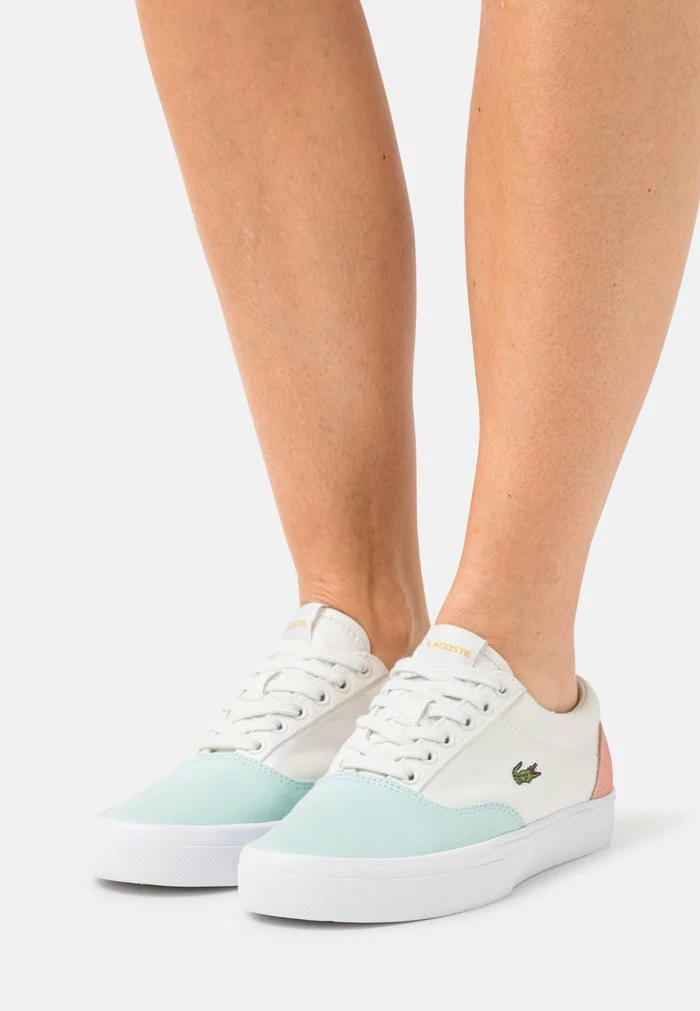 Lacoste JUMP SERVE - Baskets Basses - Offwhite/turquoise 1 Lacoste JUMP SERVE - Baskets Basses - Offwhite/turquoise
