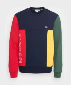 Lacoste UNISEX - Sweatshirt - Navy Blue/red Green Broom -Lacoste Soldes Magasin d1b3cecabf784f38aea71ac398769d3f