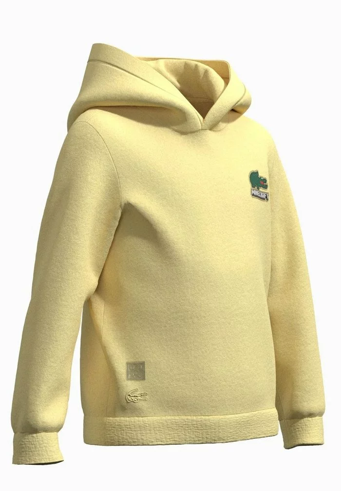Lacoste MINECRAFT - Sweat à Capuche - Jaune 2 Lacoste MINECRAFT - Sweat à Capuche - Jaune – Image 2
