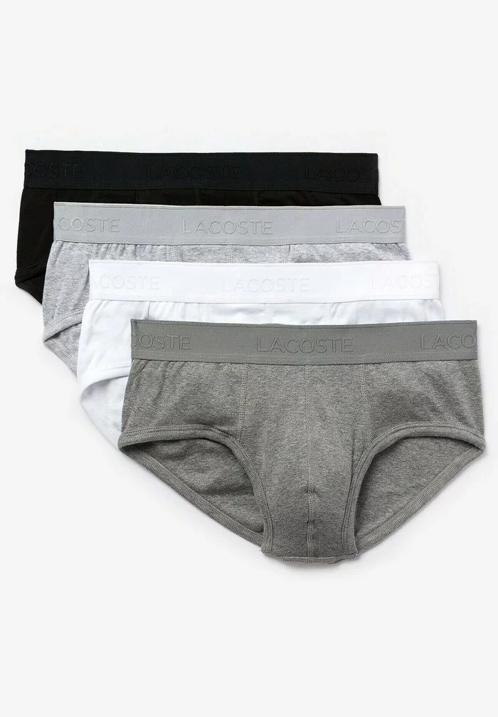 Lacoste 4 PACK - Slip - Noir / Gris Chine / Gris Chine / Blanc 5 Lacoste 4 PACK - Slip - Noir / Gris Chine / Gris Chine / Blanc – Image 5