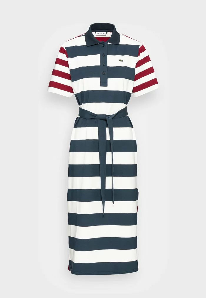 Lacoste Robe En Jersey - Mynah/flour Pinot 4 Lacoste Robe En Jersey - Mynah/flour Pinot – Image 4