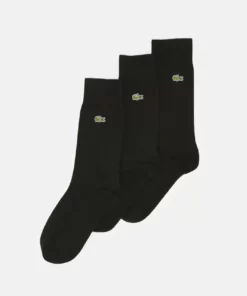 Lacoste 3 PACK - Chaussettes - Noir/vert