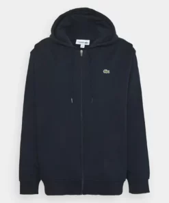 Lacoste Sweat à Capuche Zippé - Marine