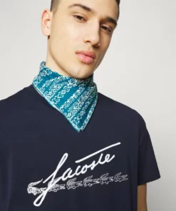 Lacoste T-shirt Imprimé - Navy Blue -Lacoste Soldes Magasin d58ae7d530fe443080471c01e98e6b42