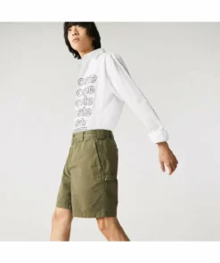 Lacoste Short - Vert Kaki 9 Lacoste Short - Vert Kaki -Lacoste Soldes Magasin d5b99fa2f13a40b88961197eaebc878d