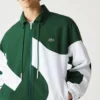 Lacoste Veste De Survêtement - Vert Blanc