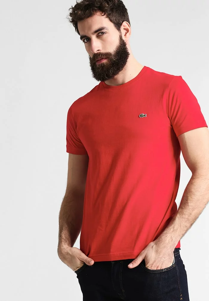 Lacoste T-shirt Basique - Rouge 1 Lacoste T-shirt Basique - Rouge