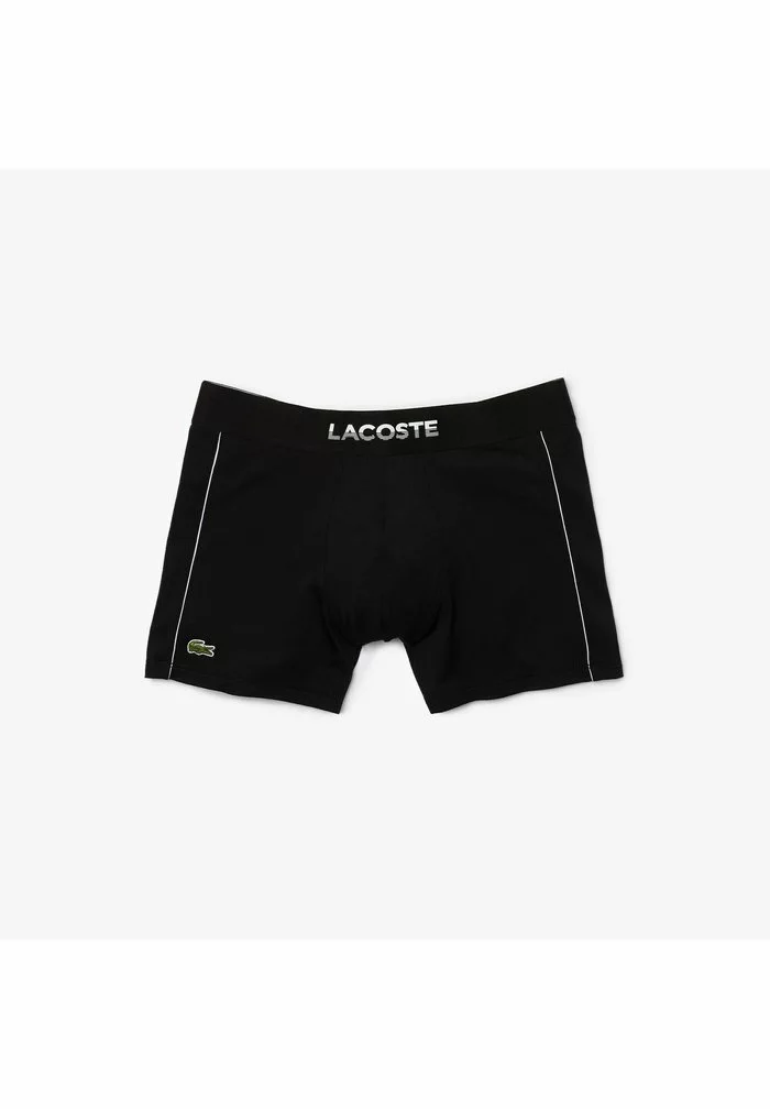 Lacoste Caleçon - Noir Blanc 1 Lacoste Caleçon - Noir Blanc