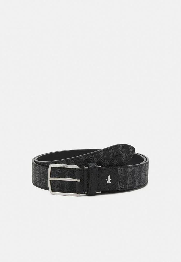 Lacoste Ceinture - Noir Gris 1 Lacoste Ceinture - Noir Gris